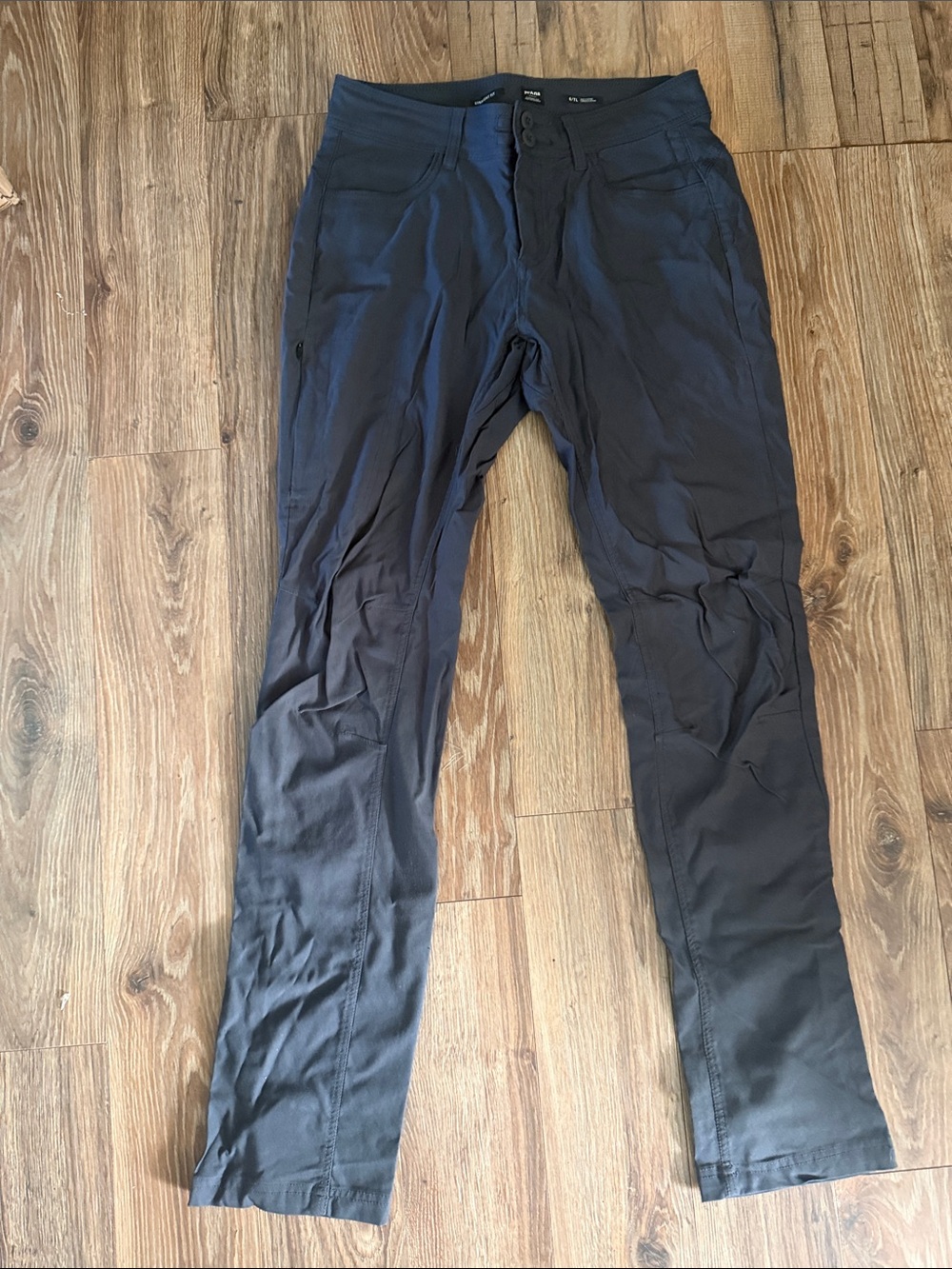 Prana Women's grey Straight Leg Pants 6 tall